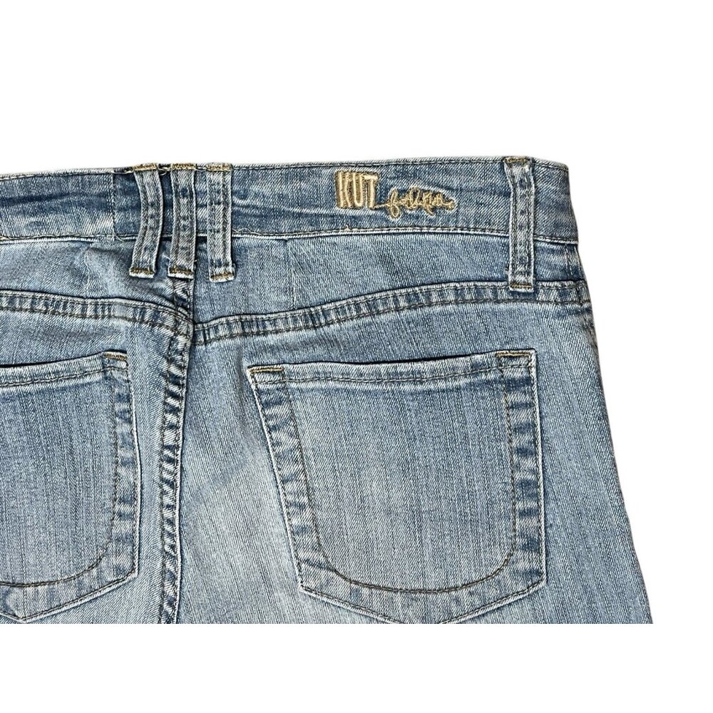 Kut from the Kloth Women Straight Leg Jeans Blue Size 4 Stretch - Picture 9 of 14